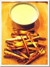 Parsnip Fries with Roasted Garlic Aioli