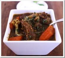 Vadouvan Lamb Stew with Radish Raita