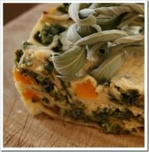 Autumn Lasagna with Butternut Squash, Spinach & Sage