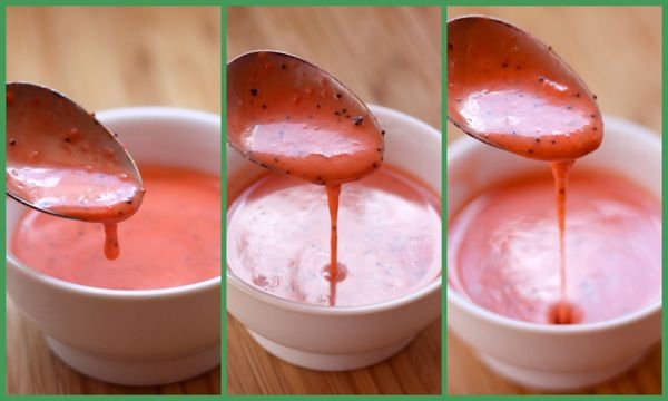 Strawberry Lime Poppyseed Vinaigrette