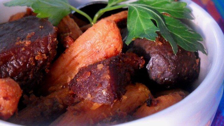 Citrus-Ginger Roasted Beets and Carrots