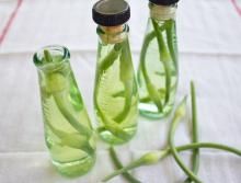 Garlic Scape Vinegar