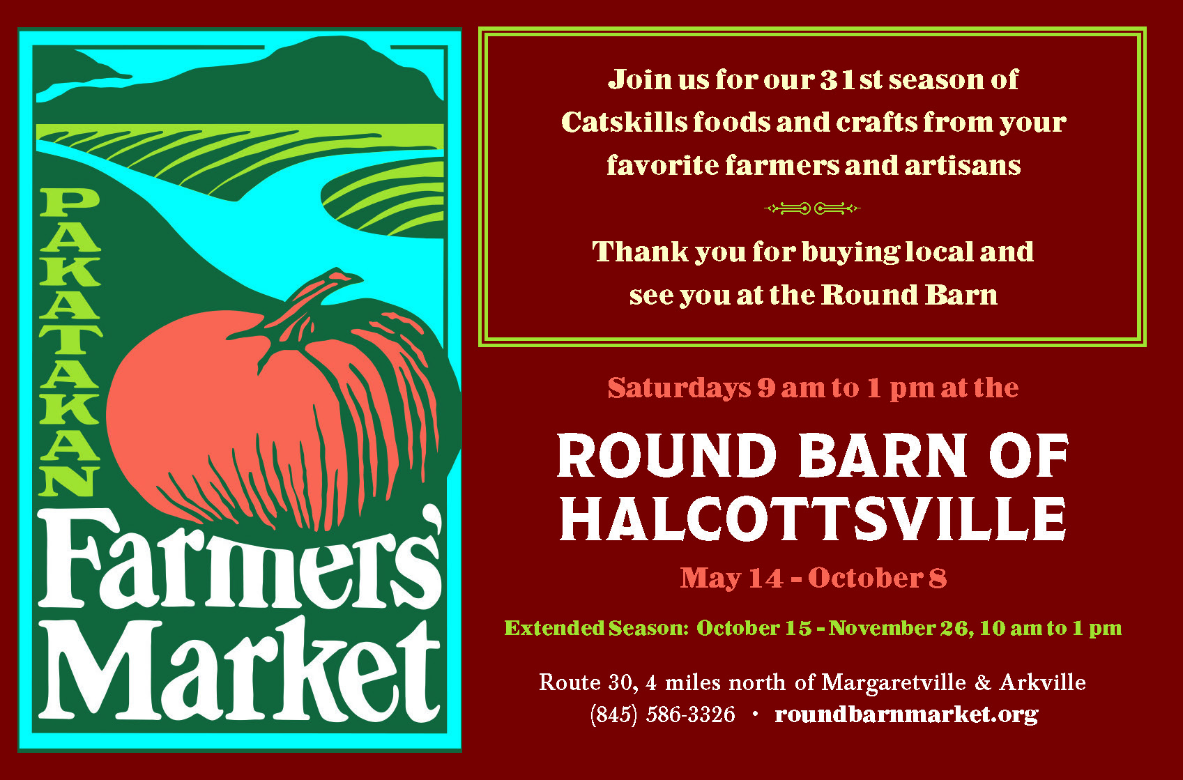 Pakatakan Farmers Market, Pure Catskills Member