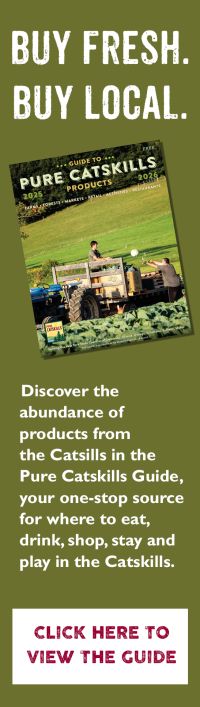 Discover the abundance of products from the Catskills in the Pure Catskills Guide, your one-stop source for where to eat, drink, shop, stay, and play in the Catskills